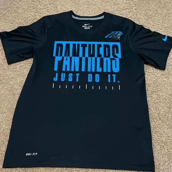 Nike Shirts Nike Drifit Carolina Panthers Just Do It Shirt Med